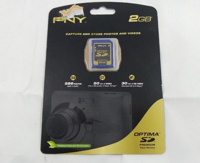 PNY Optima 2 GB SD Secure Digital Flash Speicherkarte (P-SD2GB-EF)