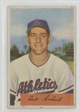 1954 Bowman Carl Scheib (Pct 306 Two lines under bio) #67 16ez