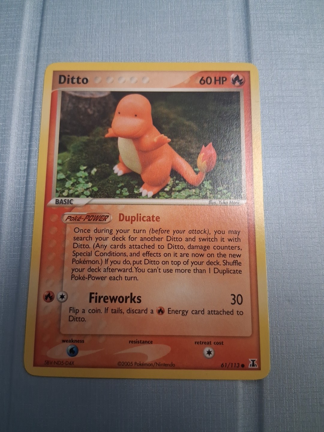 Pokemon Ditto  61/113  EX Delta Species 2005 NM Fast Ship