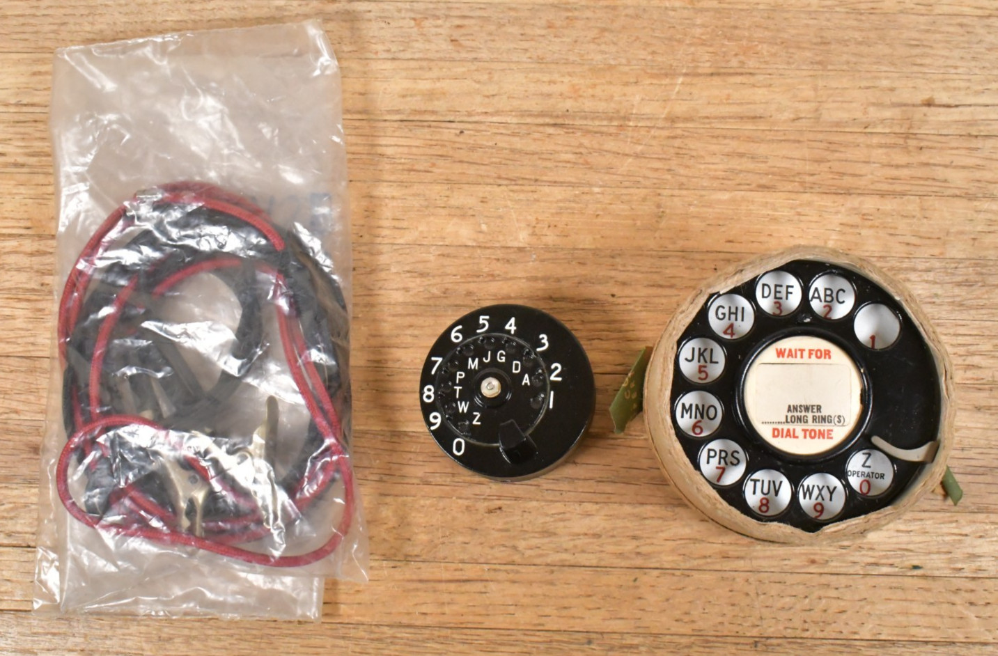 2x Rotary Phone Tap Line Tester Dialers + UNUSED Original Leads Lineman
