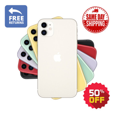 Apple iPhone 11 - Unlocked Smartphone 64GB / 128GB 6.1'' Screen