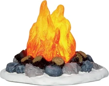 Battery Operated Miniature Camp Fire Accessory 1.42x2.01x1.81" LED Decor