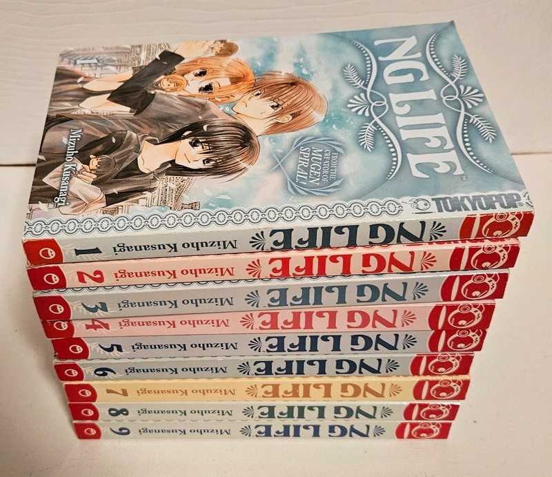 NG Life Manga Volumes 1-9 in English Complete Series Mizuho Kusanagi Tokyopop