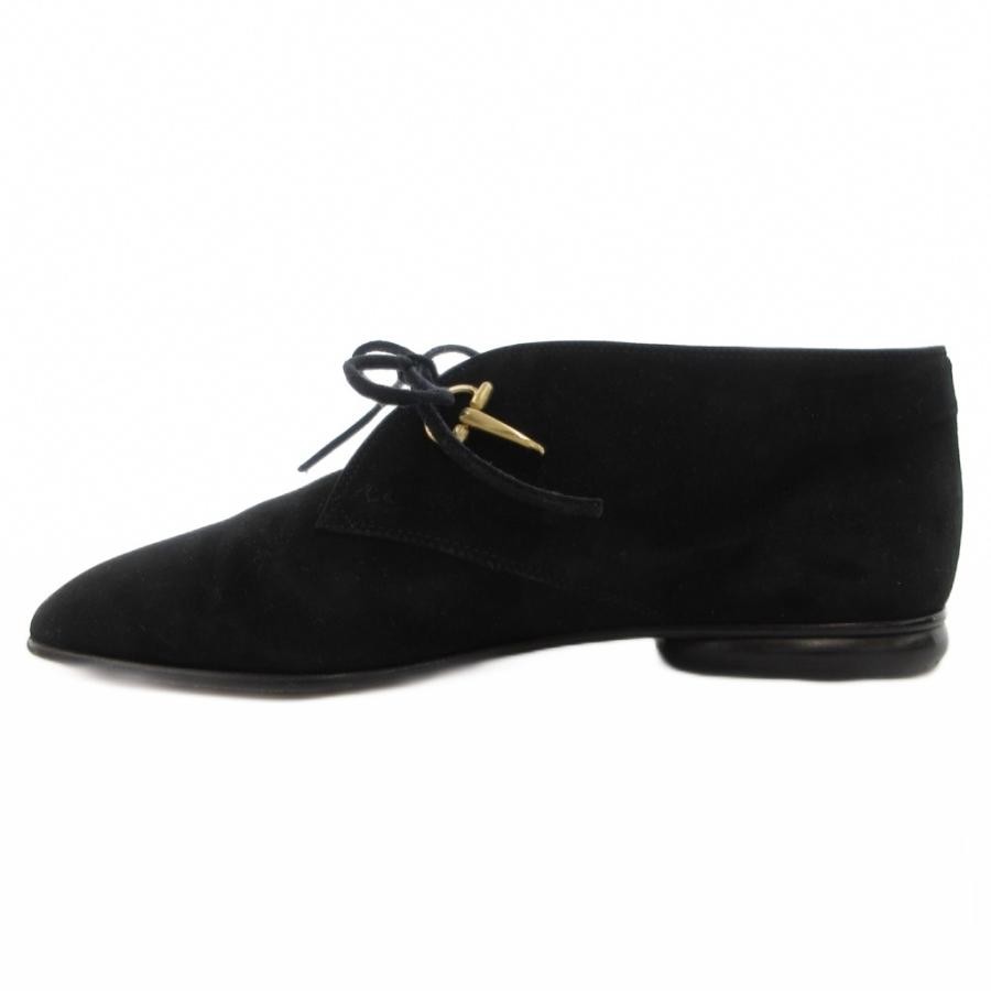 GUCCI Women's Chukka With Ribbon Suede Boots Size:35.5/JP:22.5 141188K Authentic thumbnail 2