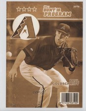 2016 Bunt Program Topps.com Online Exclusive 5x7 Gold 2/10 Paul Goldschmidt 2d9