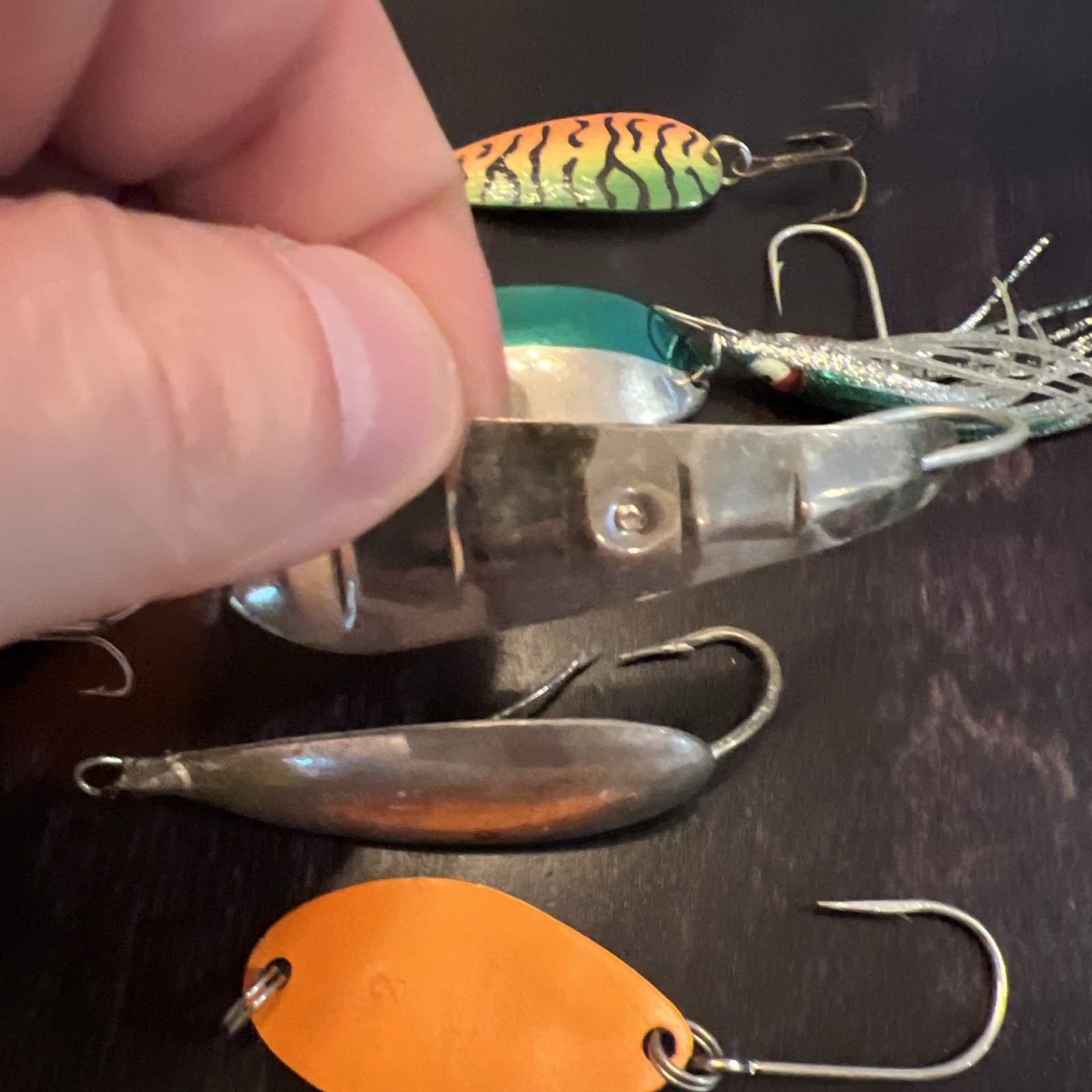 Lot Of 14 Vintage Spinners - different colored blades - Image 3