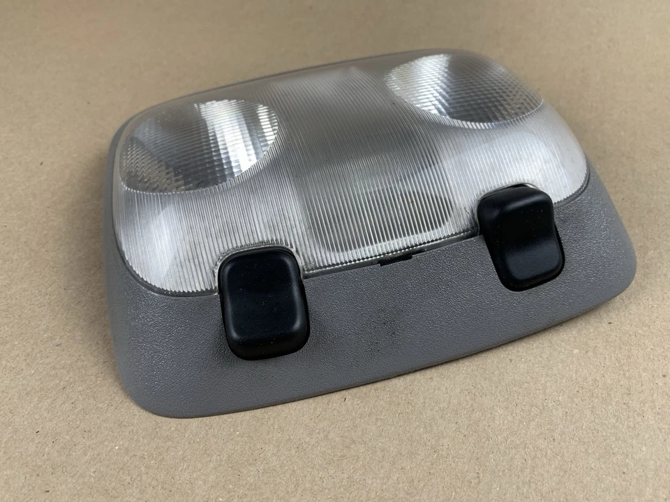 1991-2001 Ford & Mercury Gray Overhead Center Dome Roof Map Light - Image 3 of 4