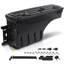 Silverado Sierra 1500-3500 99-07 Driver Side Truck Bed Tool Box Black