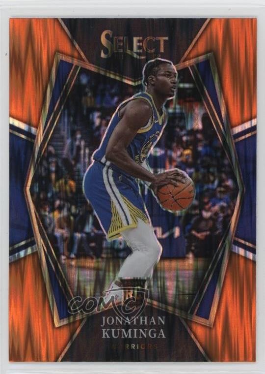 2021-22 Select Premier Level Orange Flash Prizm Jonathan Kuminga Rookie RC 1qo5