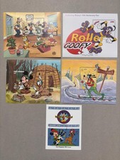 235. Disney 5 pezzi MNH Topolino Minnie margherita pippo rullo pluto cartoni animati
