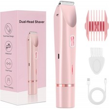 Bikini Trimmer for Women,2 in 1 Dual Head Bikini Shaver  Body Shaver