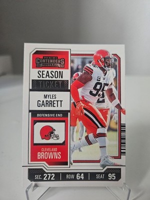Myles Garrett - Contenders Football 2023 - Cleveland Browns - Season Ticket