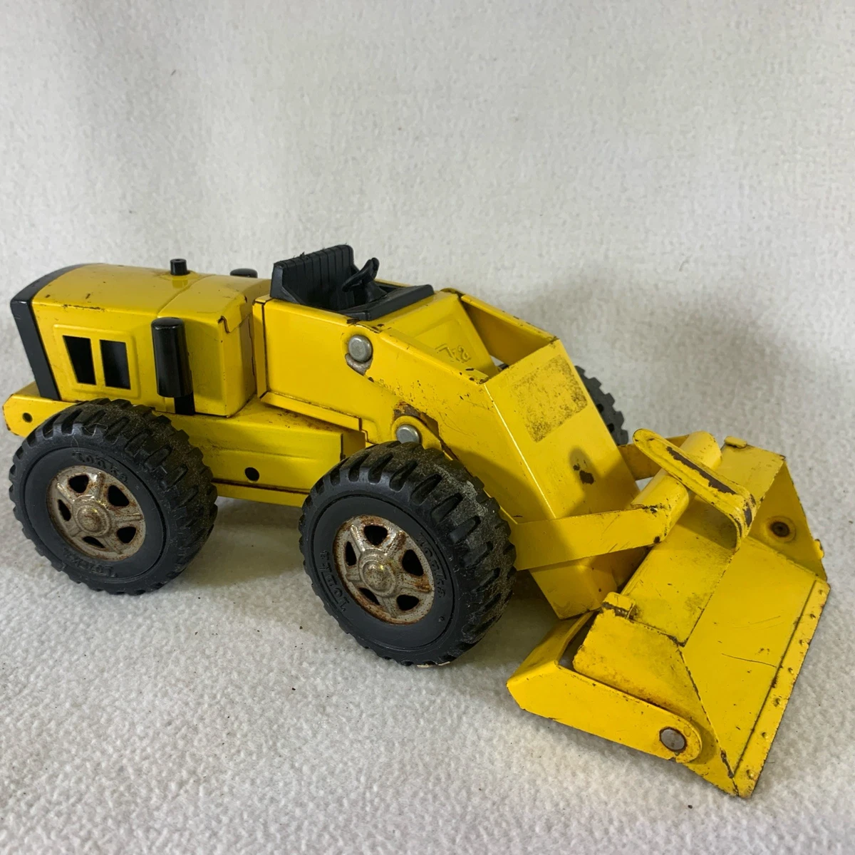 Yellow Loader Vintage Manufacture Diecast Construction Equipment