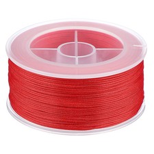 0.8mm x 426feet Nylon String for Bracelets Braided Nylon Cord, Red