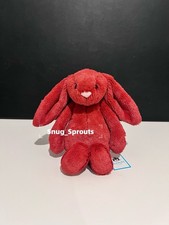 AUTHENTIC NWT Jellycat Little Bashful Redcurrant Bunny- FAST SHIPPING