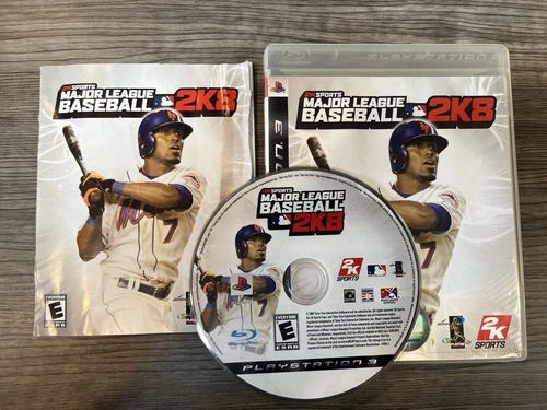 Major League Baseball 2K8 PS3 PlayStation 3 Complete w/ Manual MLB