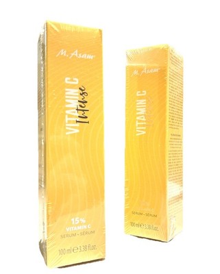 2 x M. Asam Vitamin C Serum 15% hochdosiert Intense je 100ml Anti Aging Gesicht