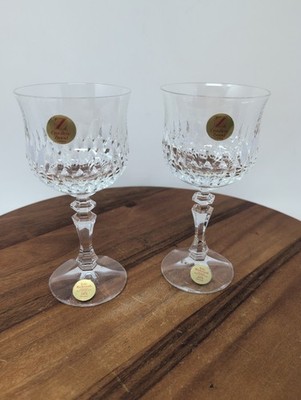 Pair Schott Zwiesel Desiree Wine Glasses Crystal Germany 24% Lead New NWT