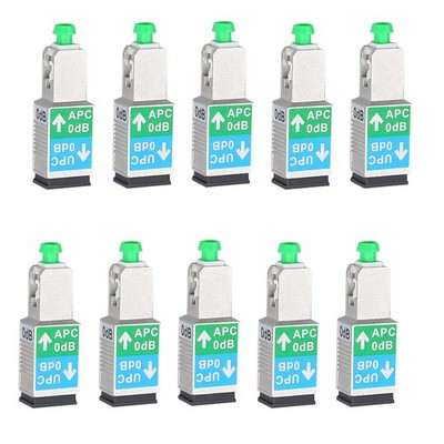 SC/UPC Female to SCAPC Male Fiber Optic Adapter Singlemode SM 9/125 10 PCS