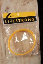New Genuine Nike Livestrong Yellow Wrist Band...