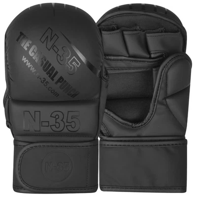 N-35 MMA Kampfsport Grappling Handschuhe Boxhandschuhe Gr. L Fingerschutz NEU - Bild 1 von 4