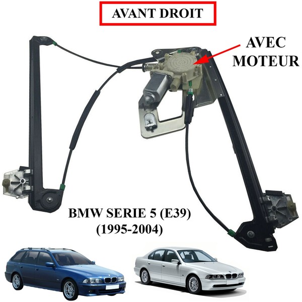 Elektrischer Fensterheber Vorne Rechts FüR BMW 5 E39 67628360512 8252394-image