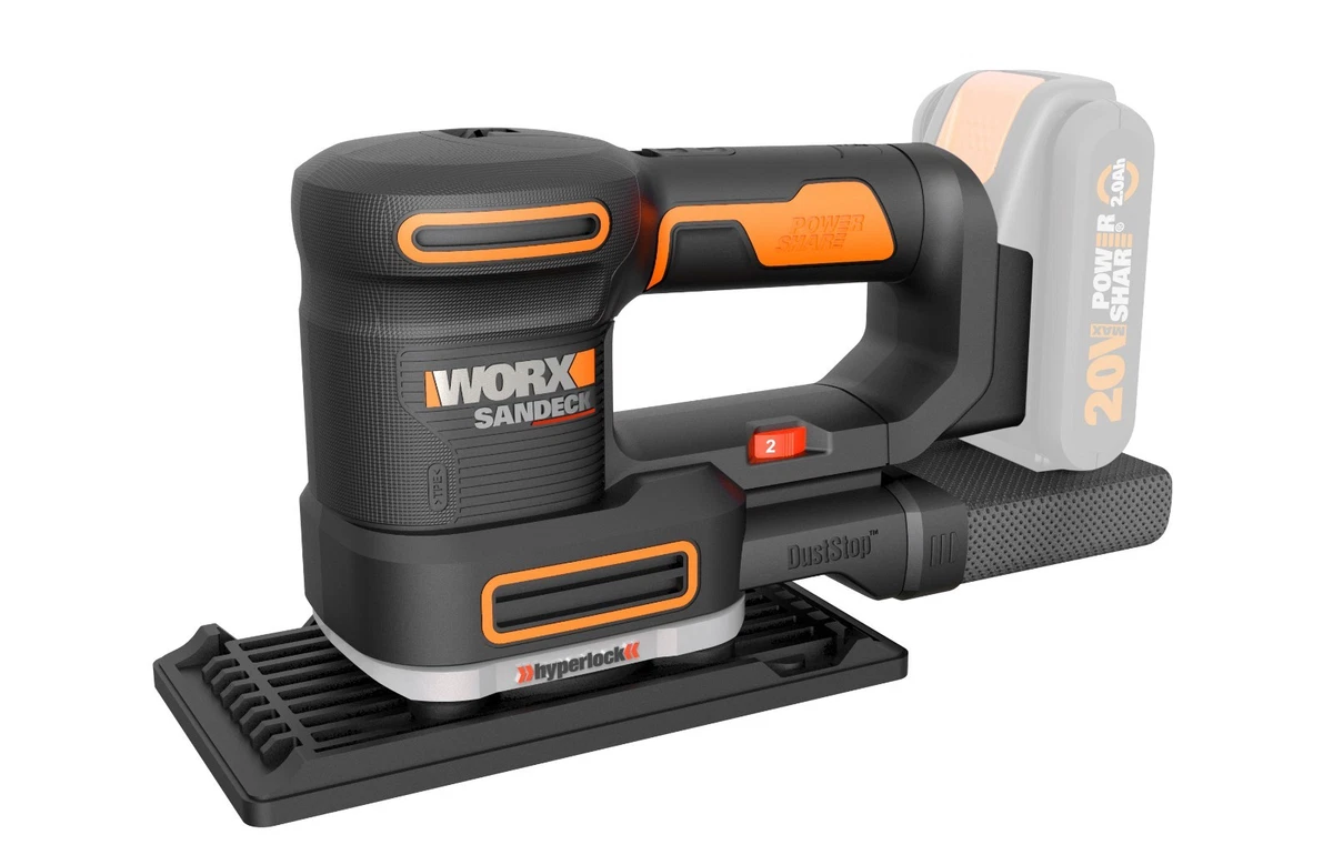 New Worx Sandeck 20V Multi-Sander is a DIY Do-It-All Cordless Sander