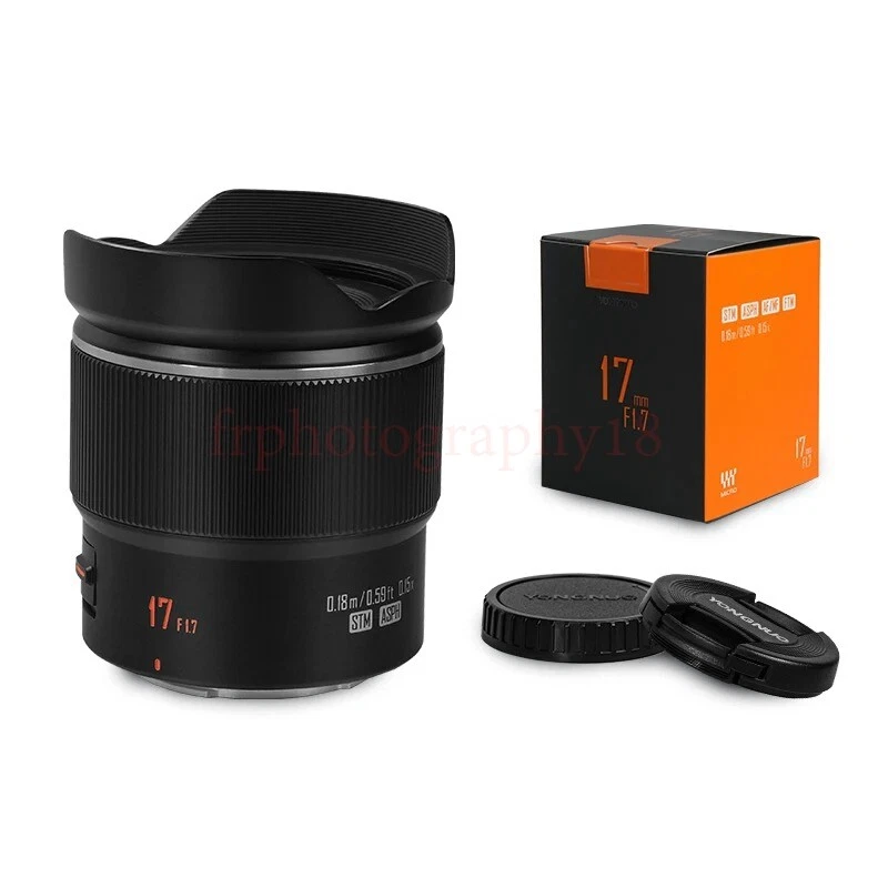 YongNuo YN17mm F1.7 AF Lens for Olympus Panasonic Macro 4/3 Mount For G100 GH5 G - image 2 of 4