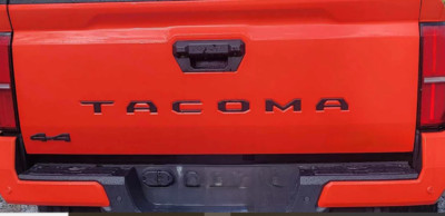 Tailgate Insert Letters Decal Vinyl Stickers for Toyota Tacoma 2024-2025
