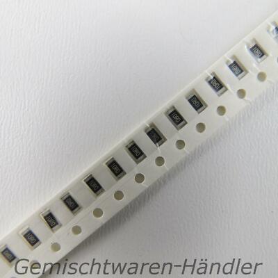 50 Stück SMD Widerstände Bauform 0402 Werte 1k - 10M Ohm 1% / 5% 0,063 W