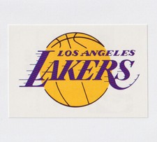 Los Angeles Lakers Aufkleber / Sticker, 9,5 x 6 cm, NBA Basketball, Neu