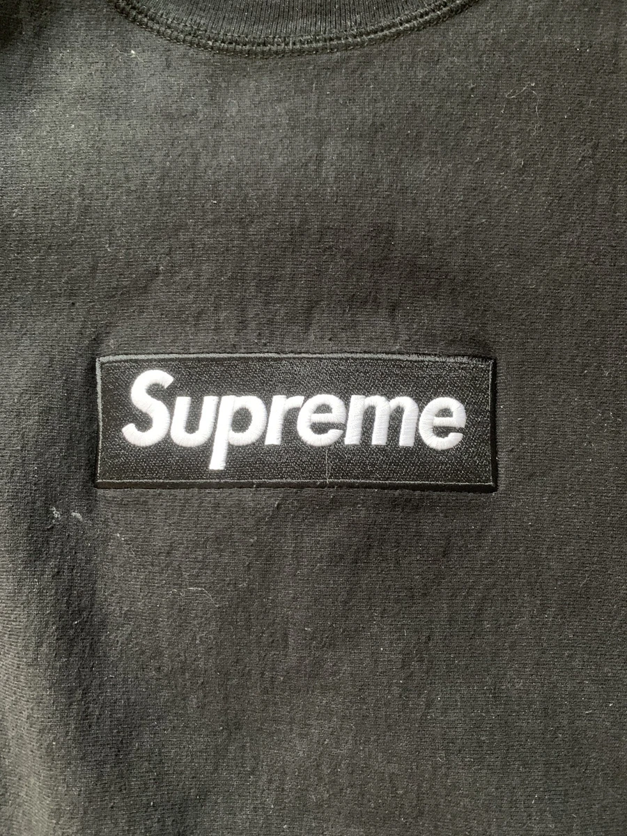 得価在庫 Supreme - XL 2018FW supreme Box Logo Crewneck グレーの