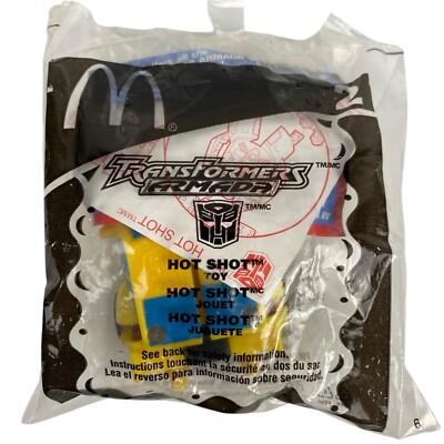 McDonalds Happy Meal Transformers Armada Hot Shot 2002 #2 FFT4