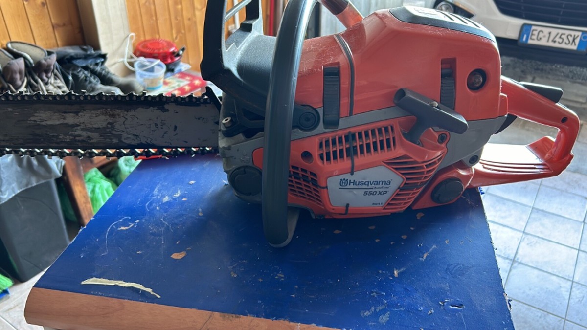 motosega husqvarna 550 xp markII macchina usata con 19 ore di