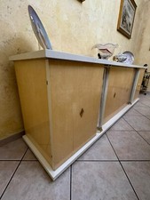 Sparecchiatavola stile Impero in radica d'olivo (255×80×55)