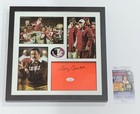 BOBBY BOWDEN SIGNED 12X12 FRAMED PYLON COLLAGE FLORIDA ST. SEMINOLES JSA COA — photo 1