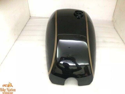 FIT FOR NORTON COMMANDO INTER acier peint noir réservoir de carburant ...
