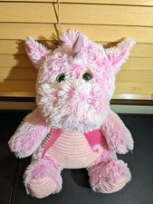Dan Dee 16" Pink Unicorn Plush Stuffed Animal Soft  Clean Plushie