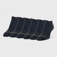 All Pro Women's 6pk Ultra Soft No Show Socks