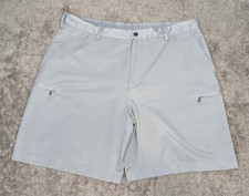 IZOD Golf Cargo Shorts Zipper Pockets Longer Length Thick 40 EUC