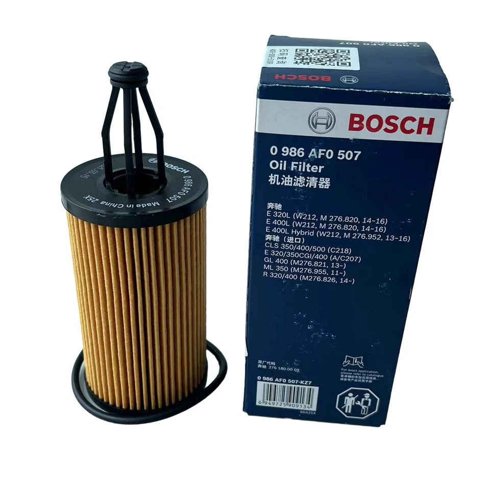 OEM Bosch 2761800009 Oil Filter for Mercedes-Benz C300 C350 E300 E350 E500 ML350 - Imagem 2 de 4