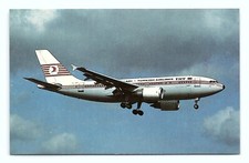 Airbus A310-304 TC-JDA MSN 496 Thy Turkish Airlines Switzerland Vintage Postcard