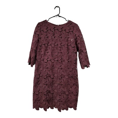 NWT LOFT Women's Wine Mesh Lace Shift Dress Cocktail Party Sz 6 3/4 Sleeve | eBay NWT LOFT Women's Wine Mesh Lace Shift Dress Cocktail Party Sz 6 3/4 Sleeve | eBay
