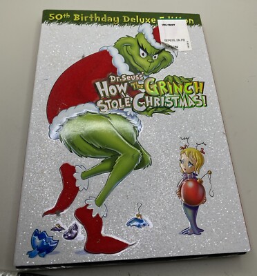 How the Grinch Stole Christmas (DVD, 2006, 50th Birthday Deluxe Edition) w/slip