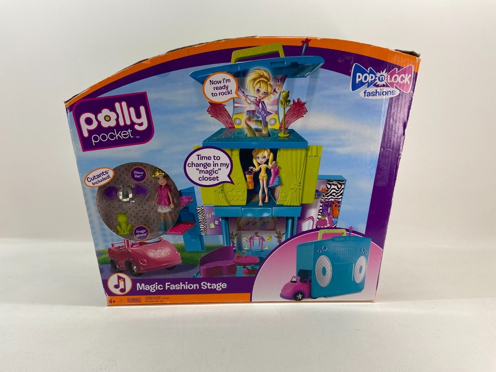 polly pocket magic fashion stage playset mattel t1211