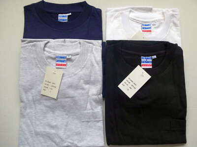T-Shirt mit Brusttasche Gr. S M L XL Detto-Fatto  ANDY, 4 Farben, 100% Baumwolle