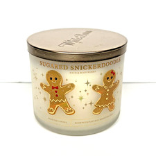 Sugared Snickerdoodle Bath and Body Works 3-Wick Candle w/ Essential Oils 14.5oz
