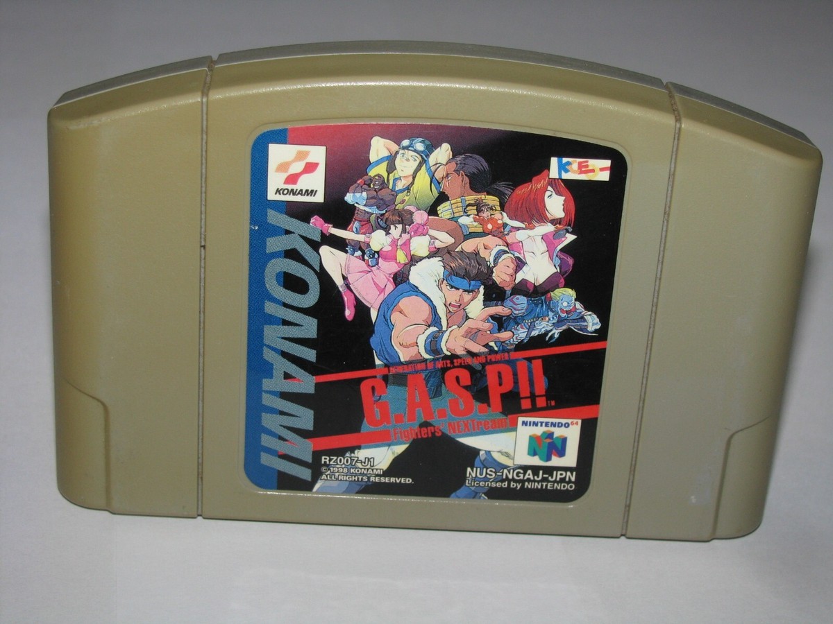 G.A.S.P!! Fighters' NEXTream GASP Nintendo 64 N64 Japan import US