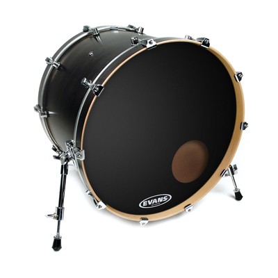 Evans 22'' Black EQ3 Resonant Bass Drumhead