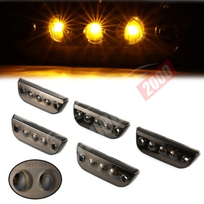 5x Top Trailer Marker Roof Light For Peterbilt 579 Kenworth T680 T770 T880 15-20